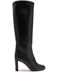 Christian Louboutin - Loo Botta 85 Leather Knee-High Boots - Lyst