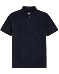 BOSS - Paras Stretch-Cotton Polo Shirt - Lyst