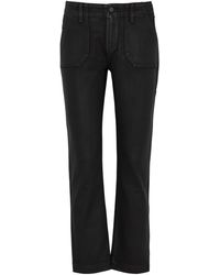 PAIGE - Mayslie Coated Straight-leg Jeans - Lyst