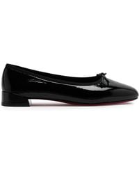 Christian Louboutin - Sweetie Jane 10 Patent Leather Ballet Flats - Lyst