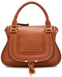 Chloé - Marcie Medium Grained Leather Tote Bag - Lyst