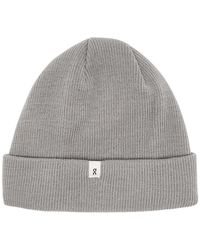 On Shoes - Ribbed Wool Beanie - Lyst