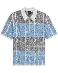 PS by Paul Smith - Jacquard Knitted Polo Shirt - Lyst