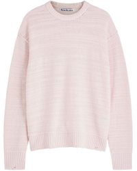 Acne Studios - Textured Wool-Blend Jumper - Lyst