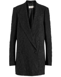 Dries Van Noten - Blink Double-Breasted Cloqué Blazer - Lyst