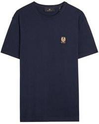 Belstaff - Logo-Appliquéd Cotton T-Shirt - Lyst