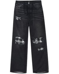 Amiri - Funnel Repair Distressed Relaxed-Leg Jeans - Lyst