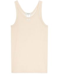 Lemaire - Ribbed Fine-Knit Top - Lyst