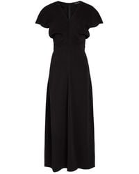 Anine Bing - Zadig Stretch-Crepe Midi Dress - Lyst
