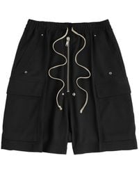 Rick Owens - Cargobela Wool Cargo Shorts - Lyst