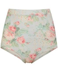 Simone Rocha - Floral-Print Stretch-Knit Briefs - Lyst