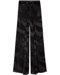 Delos - Cybelle Devoré Georgette Trousers - Lyst