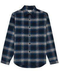 Oliver Spencer - Treviscoe Checked Flannel Shirt - Lyst