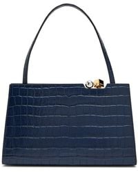 Jacquemus - Le Salon Crocodile-Effect Leather Shoulder Bag - Lyst
