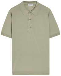John Smedley - Macloud Merino Wool Polo Shirt - Lyst