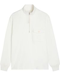 C.P. Company - Logo-Embroidered Cotton Sweatshirt - Lyst