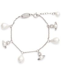 Vivienne Westwood - Emiliana Orb-embellished Charm Bracelet - Lyst