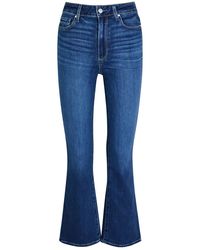 PAIGE - Claudine Flared-Leg Jeans - Lyst