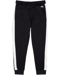 Alexander McQueen - Logo Striped Jersey Sweatpants - Lyst