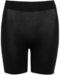 Wolford - Contour Control Stretch-cotton Shorts - Lyst