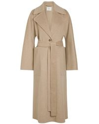 JOSEPH - Spencer Belted Wool And Cashmere-Blend Trench Coat - Lyst