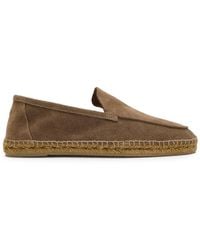 Castañer - Nino T Suede Espadrille Loafers - Lyst