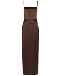 Reformation - Frankie Silk Maxi Dress - Lyst