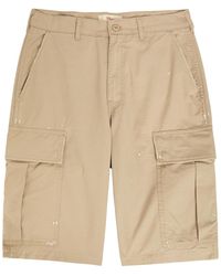 CHERRY LA - Paint-Splatter Cotton Cargo Shorts - Lyst
