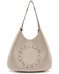 Stella McCartney - Stella Logo Faux Leather Shoulder Bag - Lyst