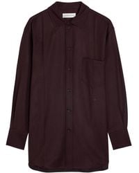 Victoria Beckham - Remi Oversized Wool Shirt - Lyst