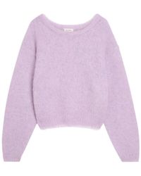 American Vintage - Niby Brushed Alpaca-Blend Jumper - Lyst