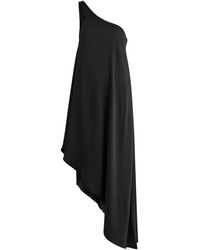 Norma Kamali - One-Shoulder Asymmetric Satin Dress - Lyst