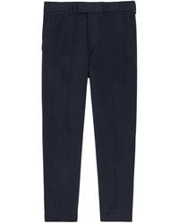 Tom Ford - Tapered-Leg Cotton Trousers - Lyst