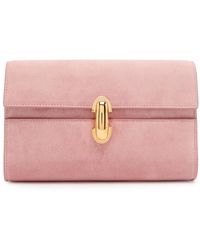 SAVETTE - Symmetry Mini Suede Cross-Body Bag - Lyst