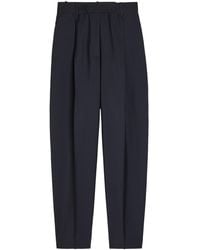 Rohe - Daria Pleated Wool-Blend Trousers - Lyst