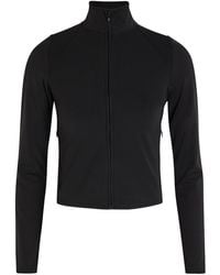 Vuori - All The Feels Zip Up Stretch-Jersey Top - Lyst