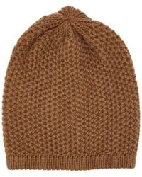 Inverni - Waffle-knit Cashmere Beanie - Lyst