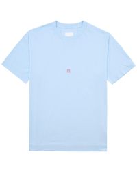 Givenchy - Logo Printed Cotton T-Shirt - Lyst