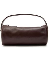 The Row - Round 90's Leather Top Handle Bag - Lyst