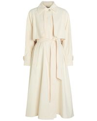 Herno - Belted Woven Trench Coat - Lyst