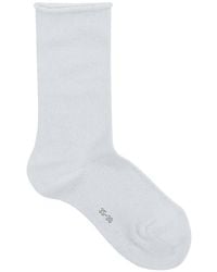 FALKE - Shiny Metallic-weave Socks - Lyst