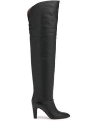 Chloé - Eve 90 Over-The-Knee Leather Boots - Lyst