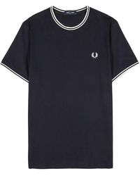 Fred Perry - M1588 Cotton T-Shirt - Lyst