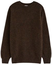 Sunspel - Shetland Wool Jumper - Lyst