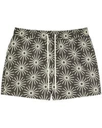 Frescobol Carioca - Rio Printed Shell Swim Shorts - Lyst