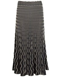 Jonathan Simkhai - Aliza Textured Knit Midi Skirt - Lyst