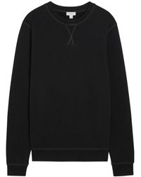 Sunspel - Crew-Neck Cotton Sweatshirt - Lyst