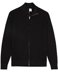Second Layer - Driver Wool Cardigan - Lyst