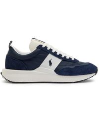 Polo Ralph Lauren - Train 89 Panelled Mesh Sneakers - Lyst