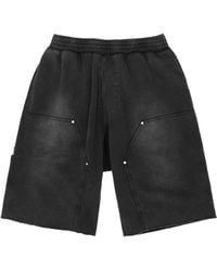 Givenchy - Carpenter Faded Cotton Shorts - Lyst